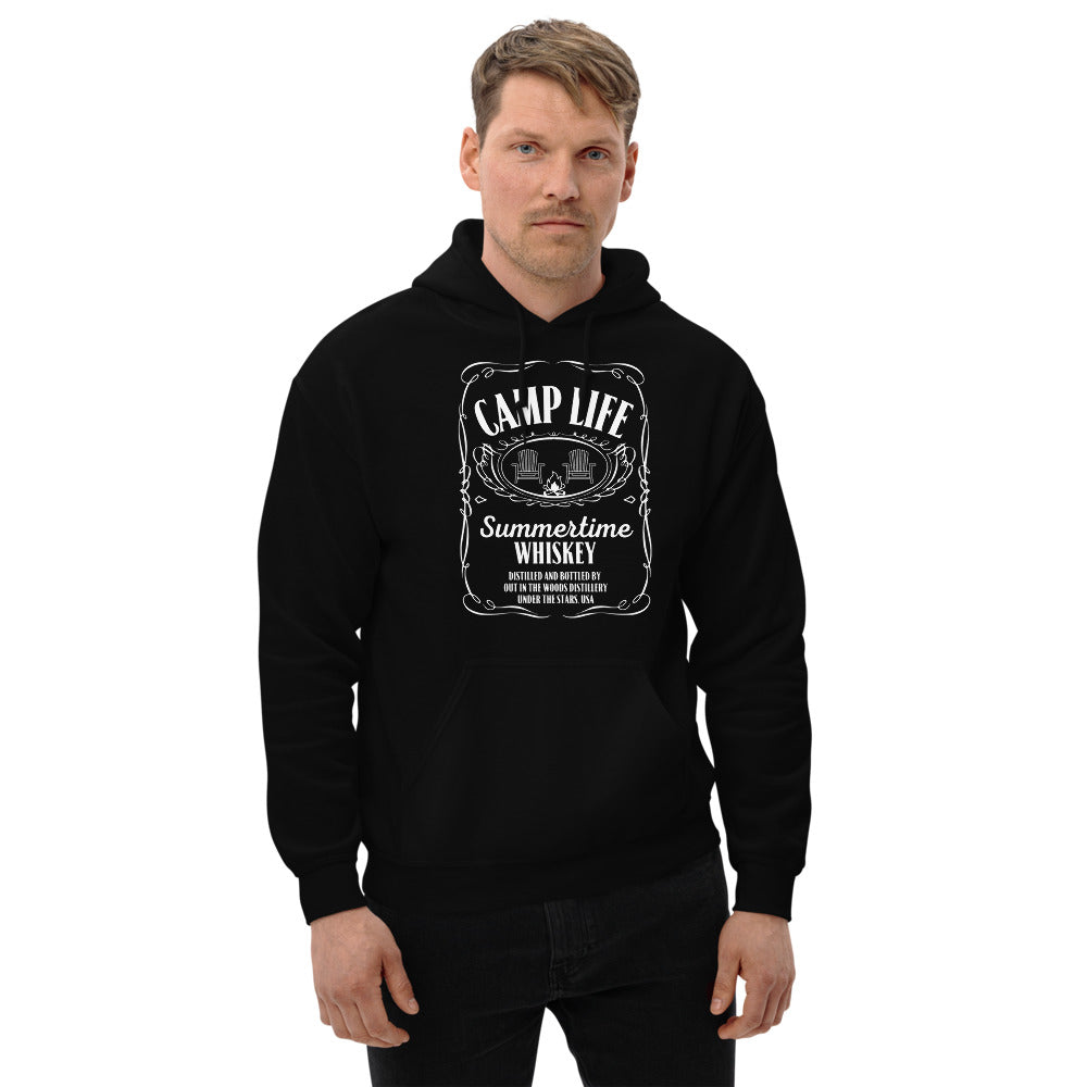 Jack Daniel's Inspired Hoodie-Camping Summertime Whiskey