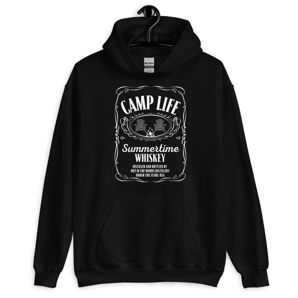 Jack Daniel's Inspired Hoodie-Camping Summertime Whiskey